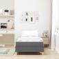 Preview: Boxspringbett Taupe, Braun 90 x 190 cm Stoff, Ingenieurholz