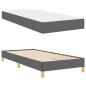 Preview: Boxspringbett Taupe, Braun 90 x 190 cm Stoff, Ingenieurholz