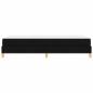 Preview: Boxspringbett Schwarz, Braun 90 x 190 cm Stoff, Ingenieurholz