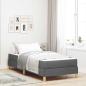 Preview: ARDEBO.de - Boxspringbett Taupe, Braun 100 x 200 cm Stoff, Ingenieurholz