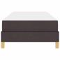 Preview: Boxspringbett Braun 100 x 200 cm Stoff, Ingenieurholz