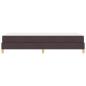 Preview: Boxspringbett Braun 100 x 200 cm Stoff, Ingenieurholz