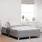 Preview: ARDEBO.de - Boxspringbett Taupe, Braun 120 x 200 cm Stoff, Ingenieurholz