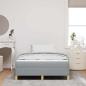 Preview: Boxspringbett Taupe, Braun 120 x 200 cm Stoff, Ingenieurholz