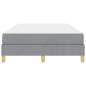Preview: Boxspringbett Taupe, Braun 120 x 200 cm Stoff, Ingenieurholz
