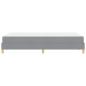Preview: Boxspringbett Taupe, Braun 120 x 200 cm Stoff, Ingenieurholz