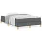 Preview: Boxspringbett Taupe, Braun 120 x 200 cm Stoff, Ingenieurholz