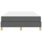 Preview: Boxspringbett Taupe, Braun 120 x 200 cm Stoff, Ingenieurholz
