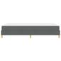 Preview: Boxspringbett Taupe, Braun 120 x 200 cm Stoff, Ingenieurholz