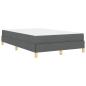 Preview: Boxspringbett Taupe, Braun 120 x 200 cm Stoff, Ingenieurholz