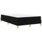 Preview: Boxspringbett Schwarz, Braun 120 x 200 cm Stoff, Ingenieurholz