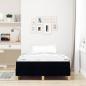 Preview: Boxspringbett Schwarz, Braun 120 x 200 cm Stoff, Ingenieurholz