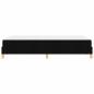 Preview: Boxspringbett Schwarz, Braun 120 x 200 cm Stoff, Ingenieurholz