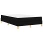 Preview: Boxspringbett Schwarz, Braun 120 x 200 cm Stoff, Ingenieurholz