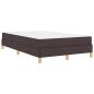 Preview: Boxspringbett Braun 120 x 200 cm Stoff, Ingenieurholz