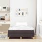 Preview: Boxspringbett Braun 120 x 200 cm Stoff, Ingenieurholz