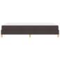 Preview: Boxspringbett Braun 120 x 200 cm Stoff, Ingenieurholz
