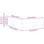 Preview: Boxspringbett Taupe, Braun 120 x 200 cm Stoff, Ingenieurholz
