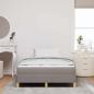 Preview: Boxspringbett Taupe, Braun 120 x 200 cm Stoff, Ingenieurholz