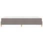 Preview: Boxspringbett Taupe, Braun 120 x 200 cm Stoff, Ingenieurholz
