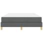 Preview: Boxspringbett Taupe, Braun 140 x 190 cm Stoff, Ingenieurholz