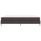 Preview: Boxspringbett Braun 140 x 200 cm Stoff, Ingenieurholz