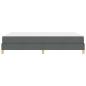 Preview: Boxspringbett Taupe, Braun 160 x 200 cm Stoff, Ingenieurholz