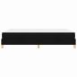Preview: Boxspringbett Schwarz, Braun 160 x 200 cm Stoff, Ingenieurholz