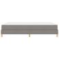 Preview: Boxspringbett Taupe, Braun 160 x 200 cm Stoff, Ingenieurholz