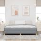 Preview: Boxspringbett Taupe, Braun 180 x 200 cm Stoff, Ingenieurholz