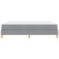 Preview: Boxspringbett Taupe, Braun 180 x 200 cm Stoff, Ingenieurholz
