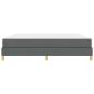 Preview: Boxspringbett Taupe, Braun 180 x 200 cm Stoff, Ingenieurholz