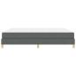 Preview: Boxspringbett Taupe, Braun 180 x 200 cm Stoff, Ingenieurholz