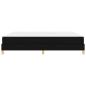 Preview: Boxspringbett Schwarz, Braun 180 x 200 cm Stoff, Ingenieurholz