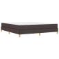 Preview: ARDEBO.de - Boxspringbett Braun 180 x 200 cm Stoff, Ingenieurholz