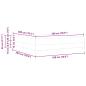 Preview: Boxspringbett Braun 180 x 200 cm Stoff, Ingenieurholz