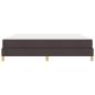 Preview: Boxspringbett Braun 180 x 200 cm Stoff, Ingenieurholz