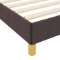 Preview: Boxspringbett Braun 180 x 200 cm Stoff, Ingenieurholz