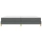Preview: Boxspringbett Taupe, Braun 200 x 200 cm Stoff, Ingenieurholz