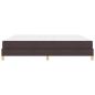 Preview: Boxspringbett Braun 200 x 200 cm Stoff, Ingenieurholz