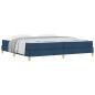 Preview: Boxspringbett Taupe, Braun 200 x 200 cm Stoff, Ingenieurholz