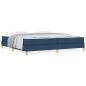 Preview: Boxspringbett Taupe, Braun 200 x 200 cm Stoff, Ingenieurholz