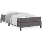 Preview: Bett Sonstiges Grau 90 x 200 cm Kunstleder