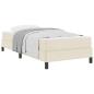 Preview: Bett Sonstiges Creme 100 x 200 cm Kunstleder