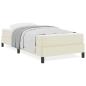 Preview: Bett Sonstiges Creme 100 x 200 cm Kunstleder