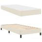 Preview: Bett Sonstiges Creme 100 x 200 cm Kunstleder