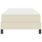Preview: Bett Sonstiges Creme 100 x 200 cm Kunstleder