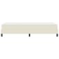 Preview: Bett Sonstiges Creme 100 x 200 cm Kunstleder