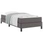 Preview: Bett Sonstiges Grau 100 x 200 cm Kunstleder