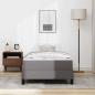 Preview: Bett Sonstiges Grau 100 x 200 cm Kunstleder